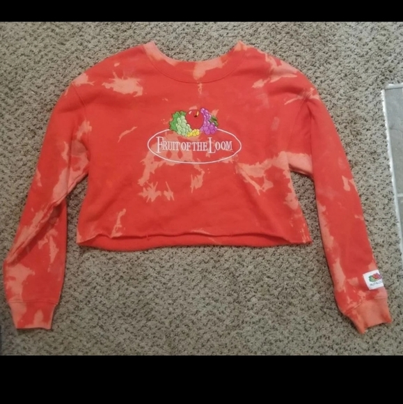 Crop Top Sweater Fruit of the Loom Medium Ultra Comfy - Picture 2 of 5